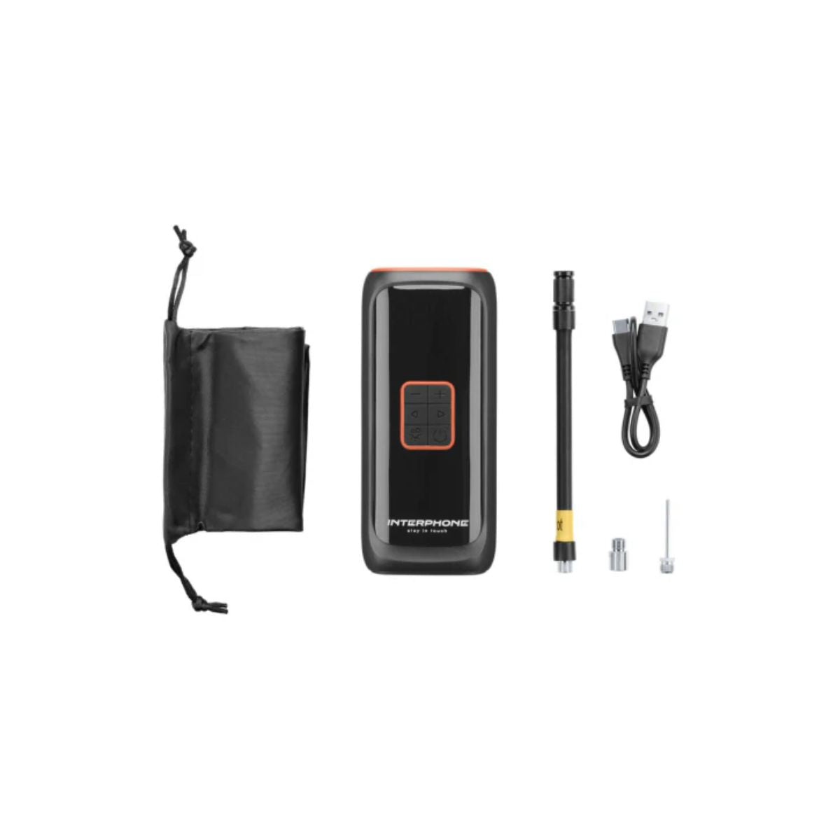 COMPRESOR PORTABLE PARA MOTOCICLETA               INTERPHONE
