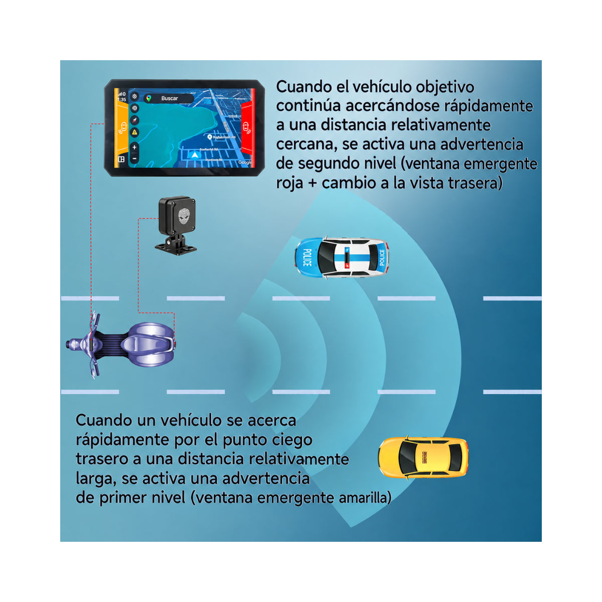 CARPLAY PANTALLA 6.2" ALIEN RIDER
