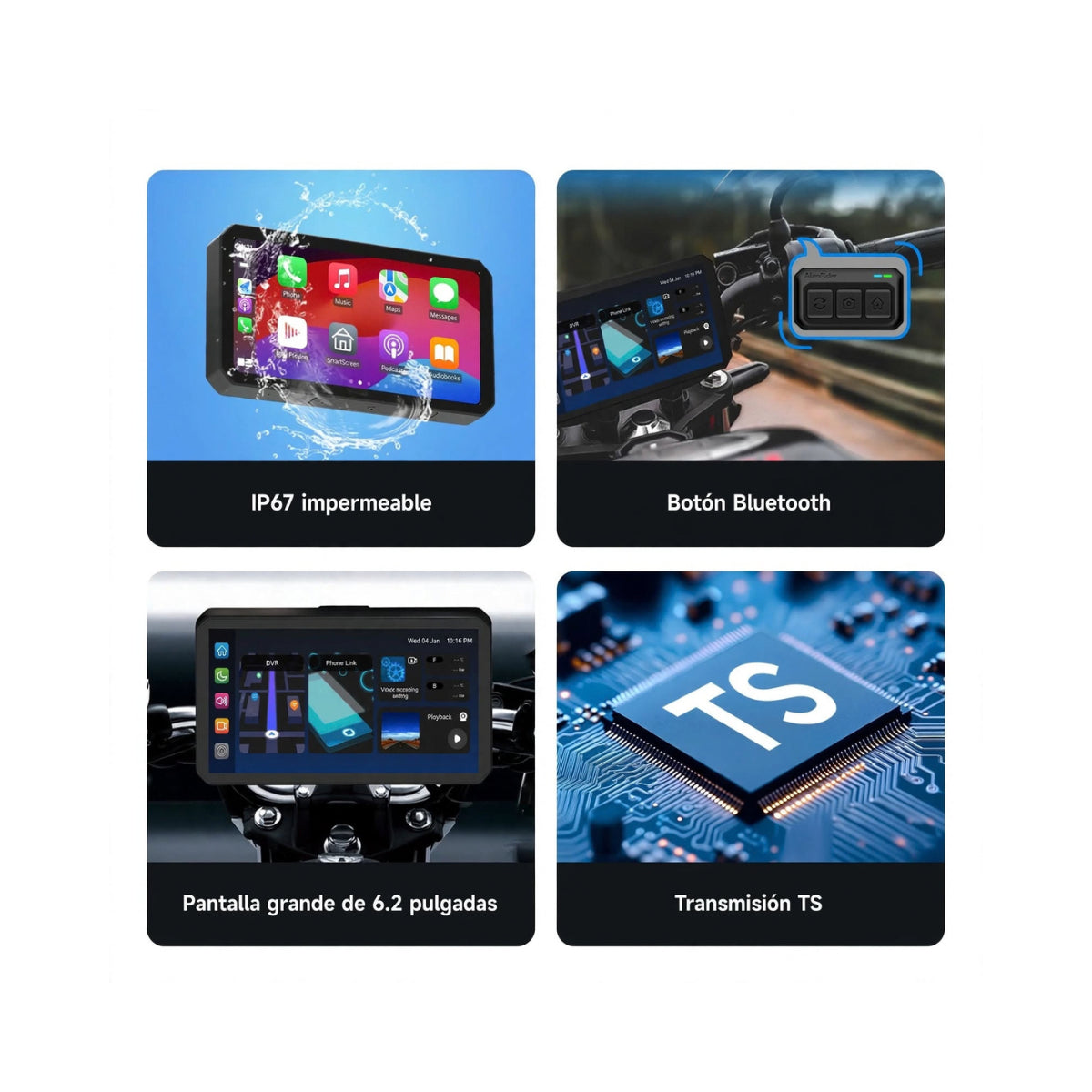 CARPLAY PANTALLA 6.2" ALIEN RIDER