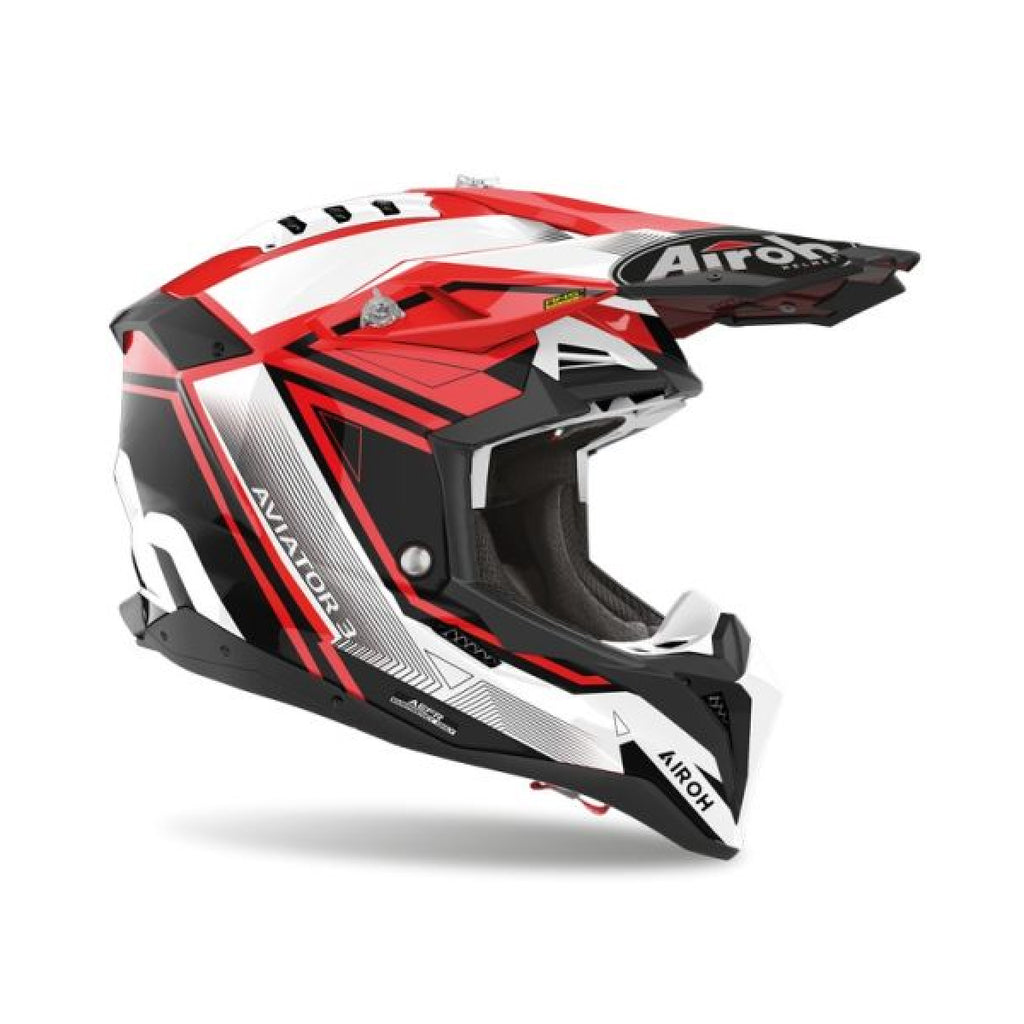 AVIATOR 3 LEAGUE AIROH ROJO