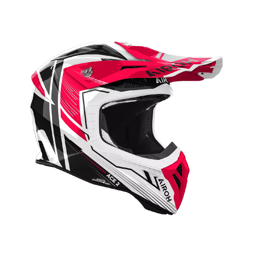 AVIATOR ACE 2 ENGINE AIROH ROJO