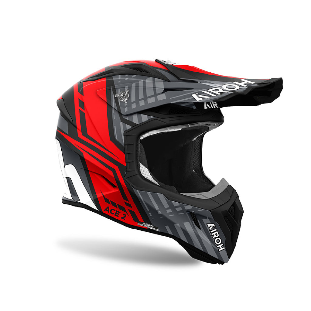 AVIATOR ACE 2 PROUND AIROH AZUL/ROJO