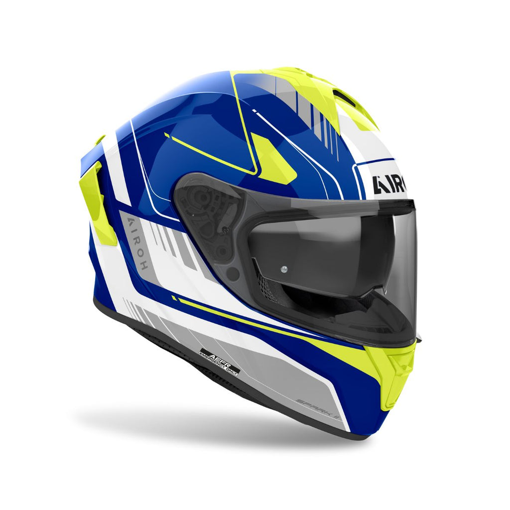 SPARK 2 CHRONO AIROH AZUL/AMARILLO
