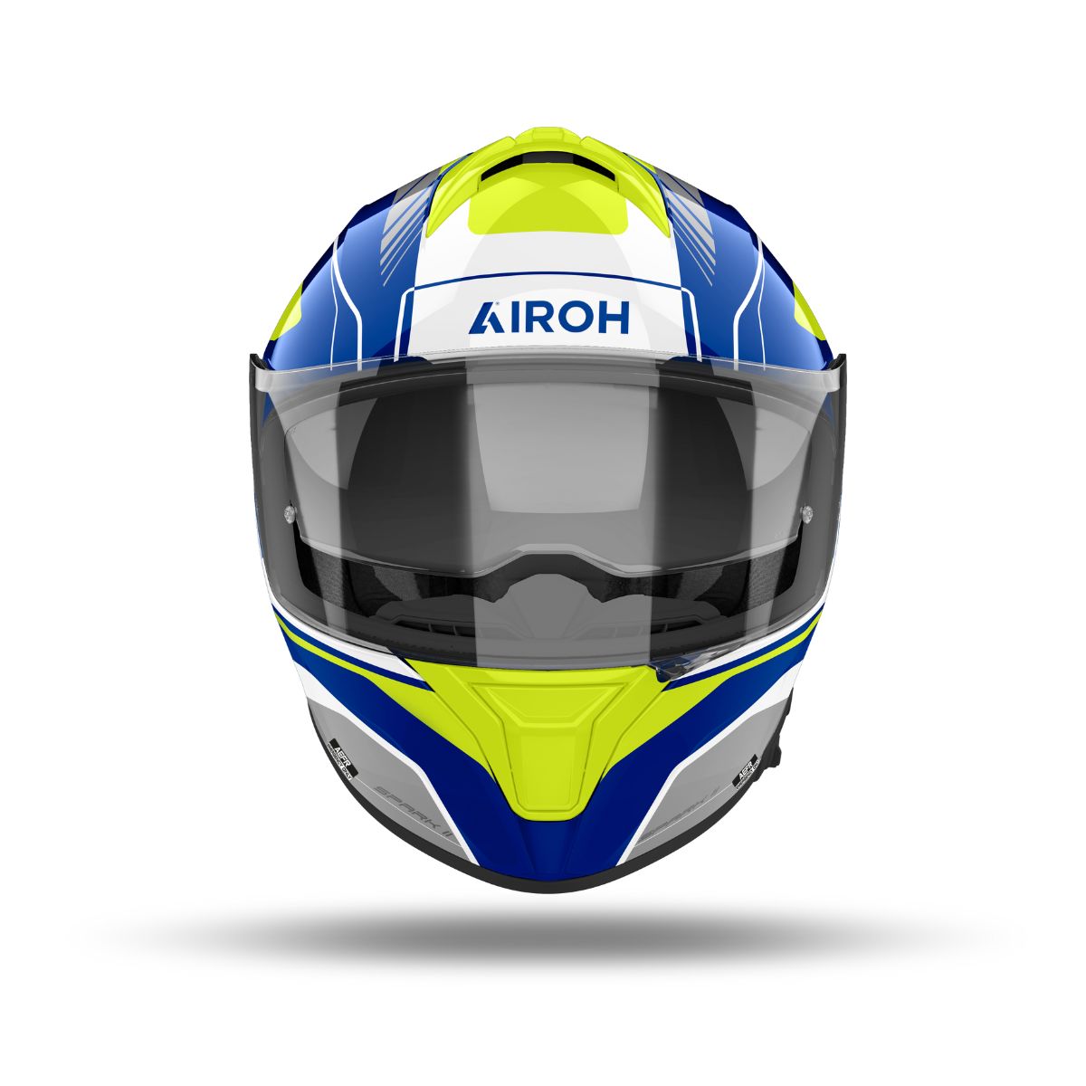 SPARK 2 CHRONO AIROH AZUL/AMARILLO