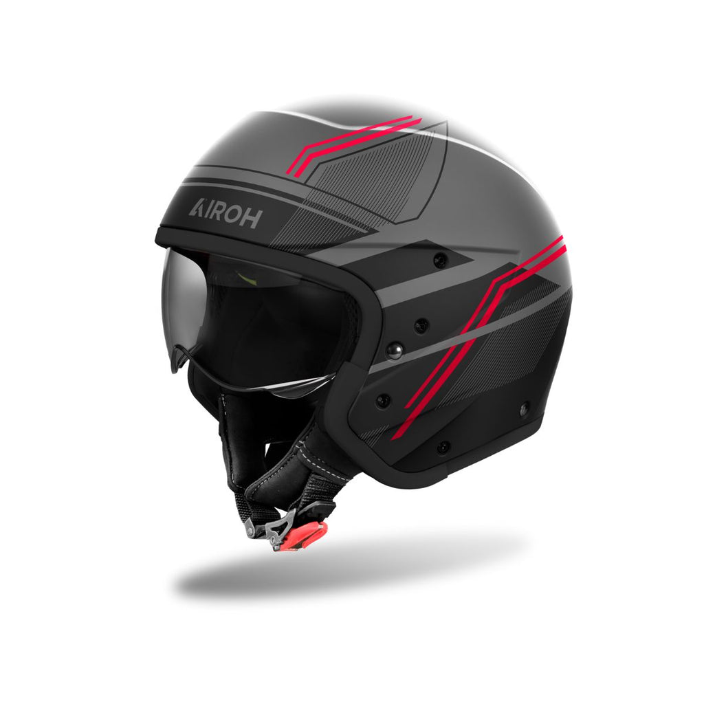 J110 SLIM AIROH ROJO