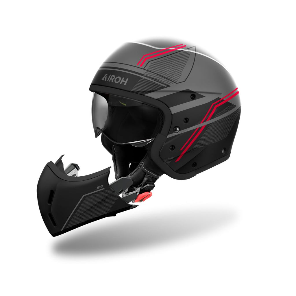 J110 SLIM AIROH ROJO