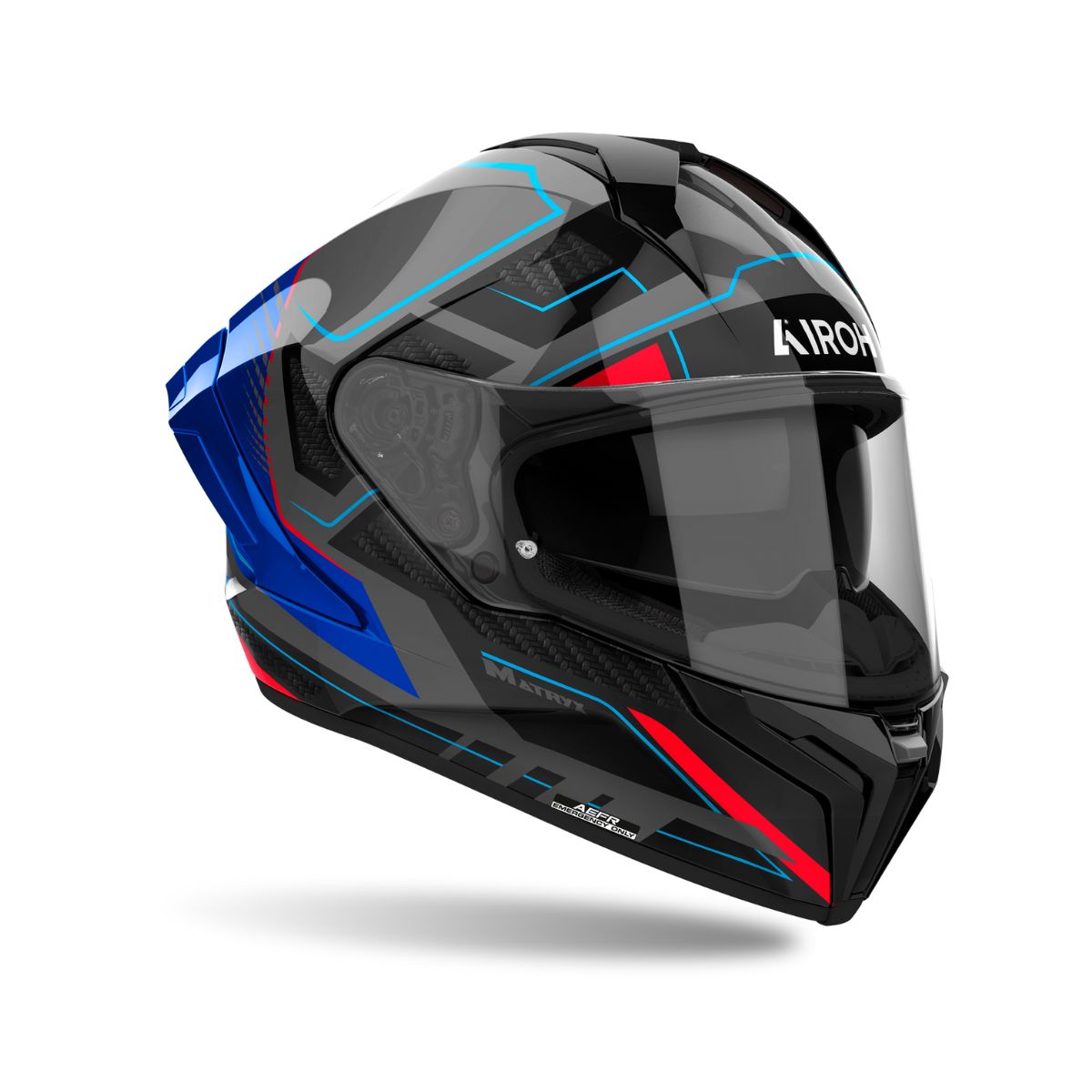 MATRYX ROCKET AIROH AZUL/ROJO