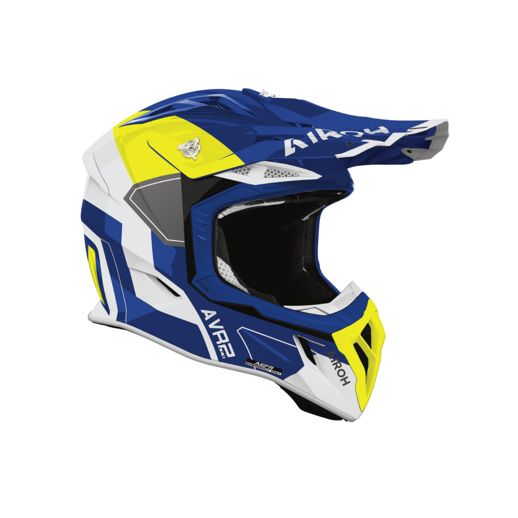 AVIATOR ACE 2 SHIELD AIROH NEGRO/BLANCO/ROJO