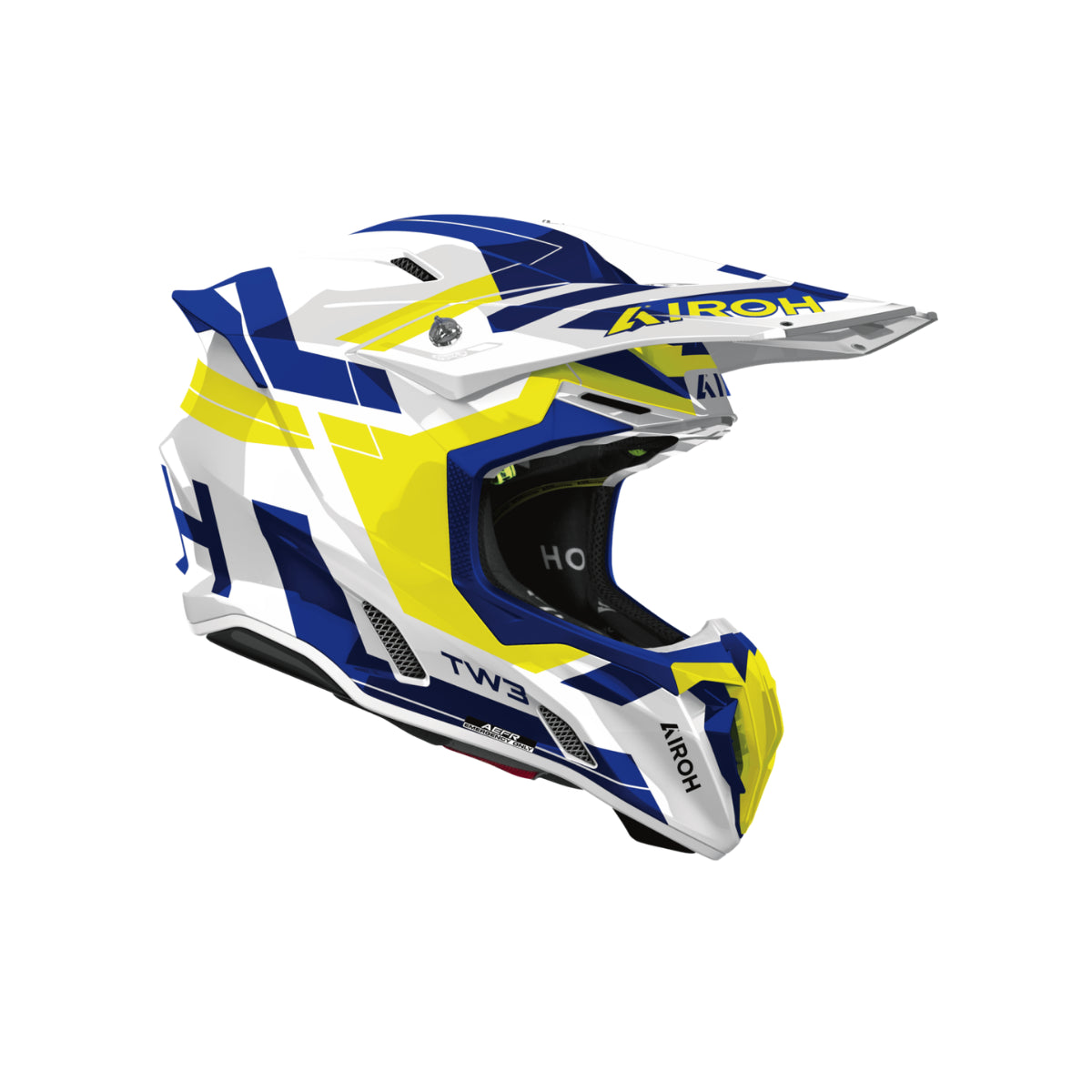 TWIST 3 DYNASTY AIROH AZUL/NARANJA