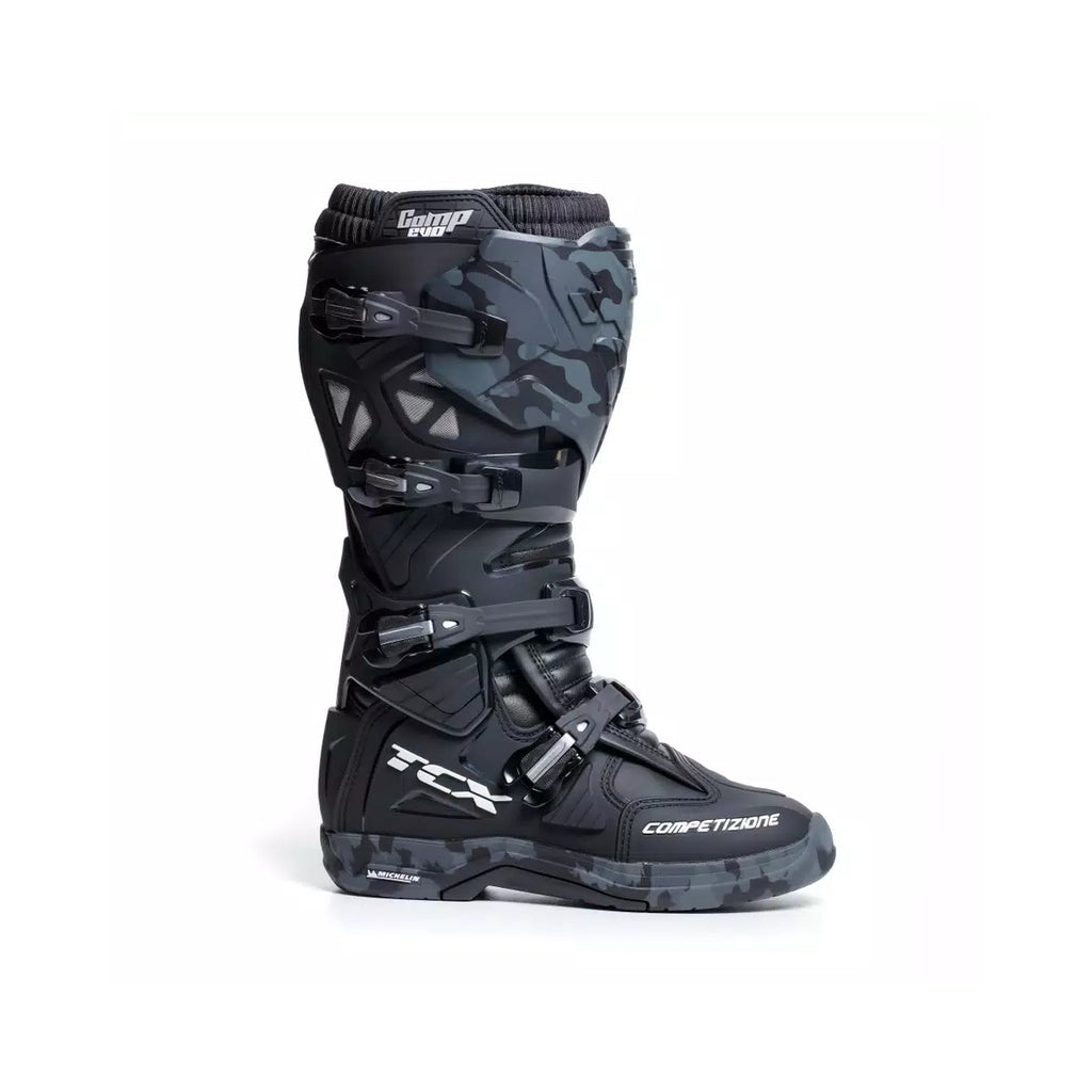 MICHELIN COMP EVO2 20179T9662 TCX NEGRO/CAMO