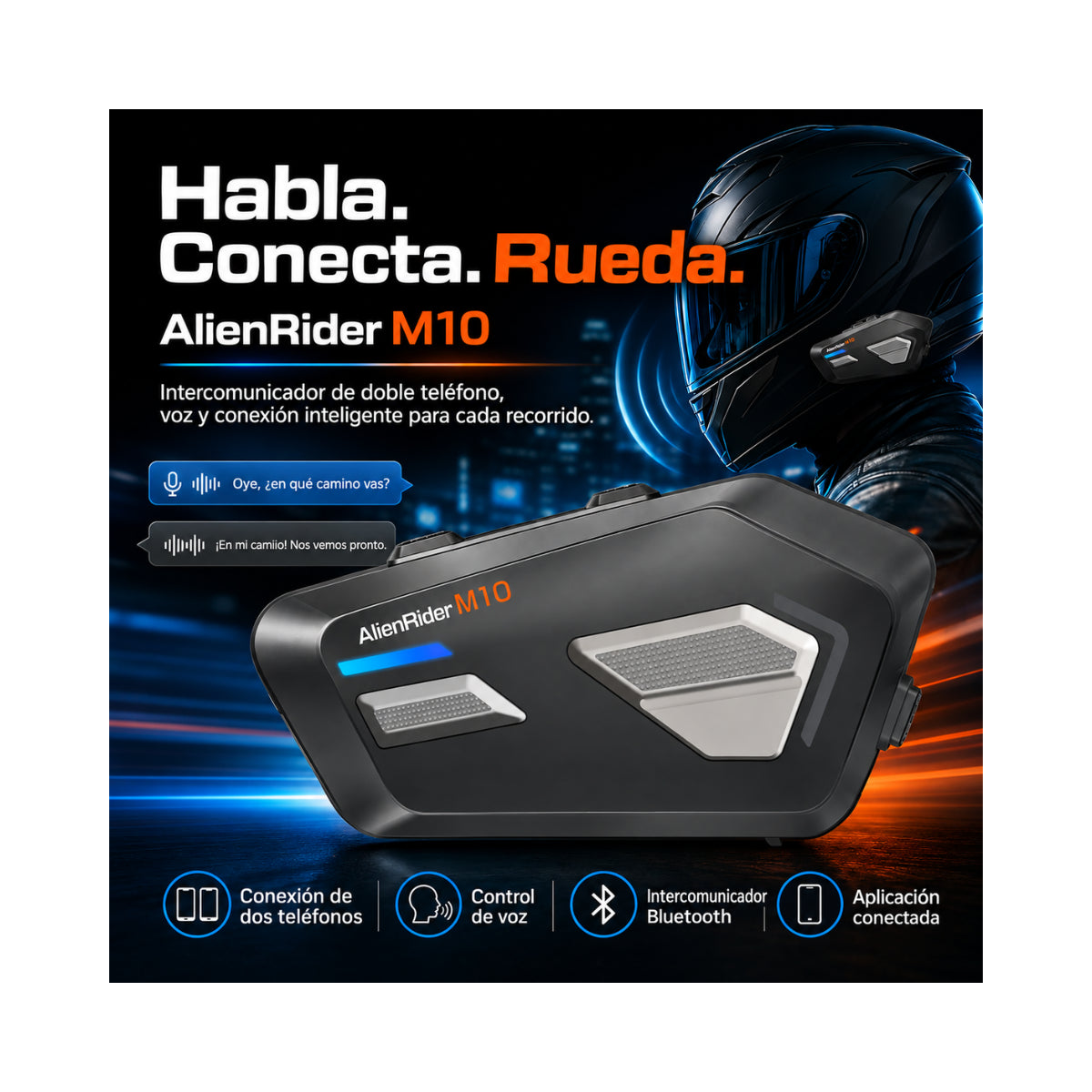 INTERCOMUNICADOR M10 ALIENRIDER