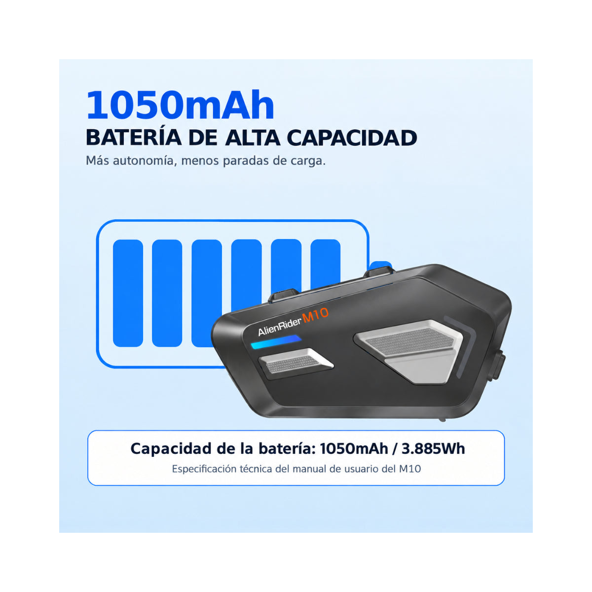 INTERCOMUNICADOR M10 ALIENRIDER