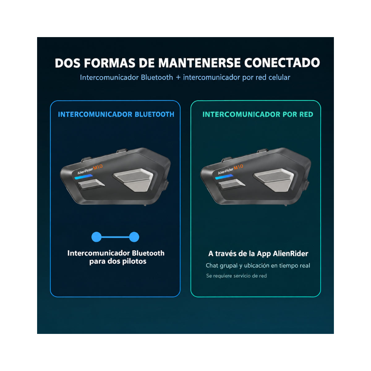 INTERCOMUNICADOR M10 ALIENRIDER
