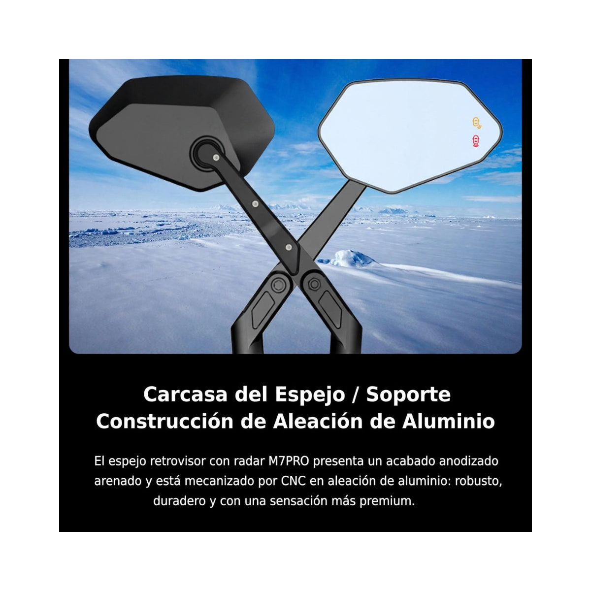 JUEGO ESPEJO RETROVISOR M7PRO ALIEN RIDER