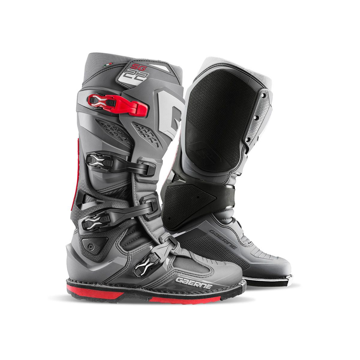 SG22 ANTHRACITE NEGRO ROJO GAERNE