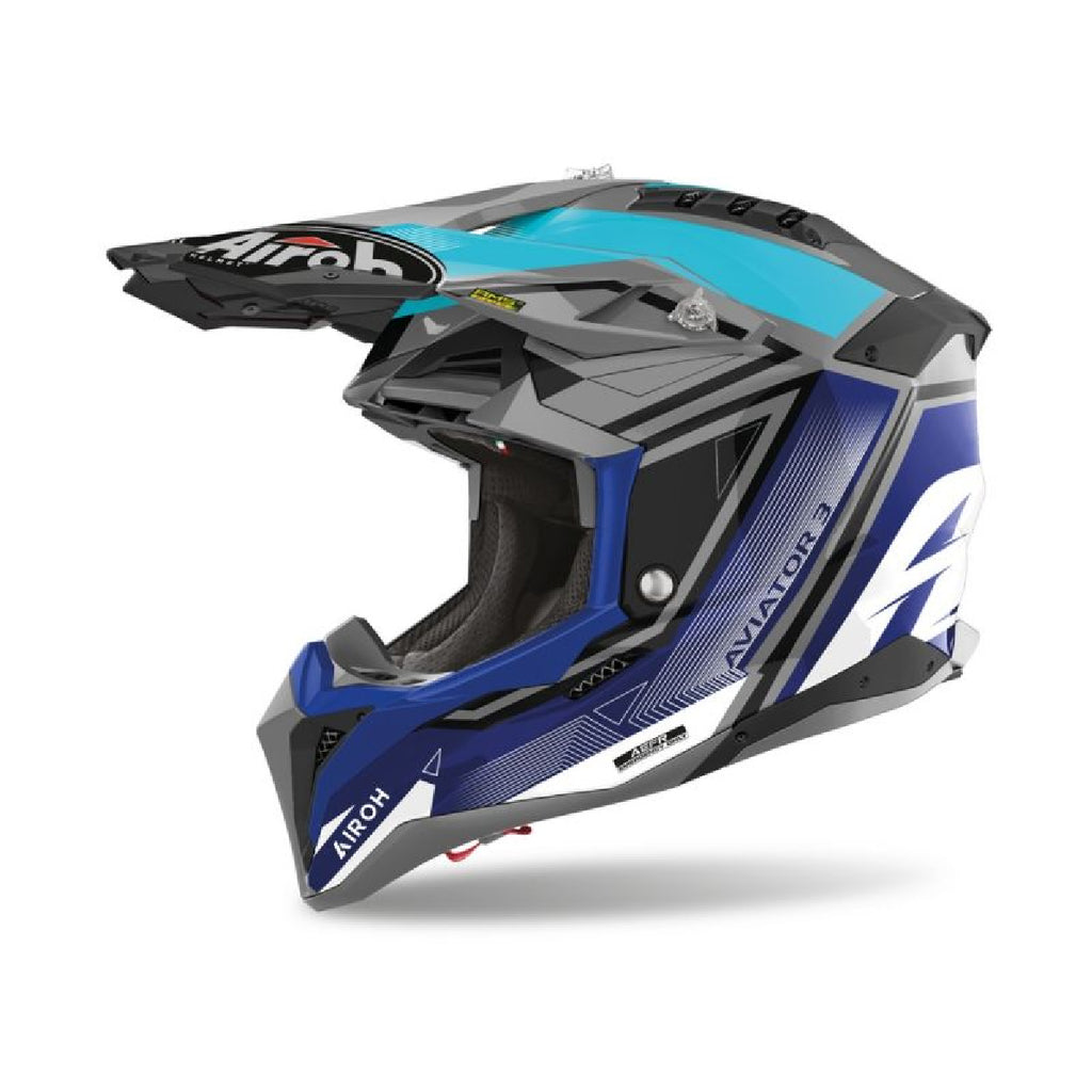 AVIATOR 3 LEAGUE AIROH AZUL