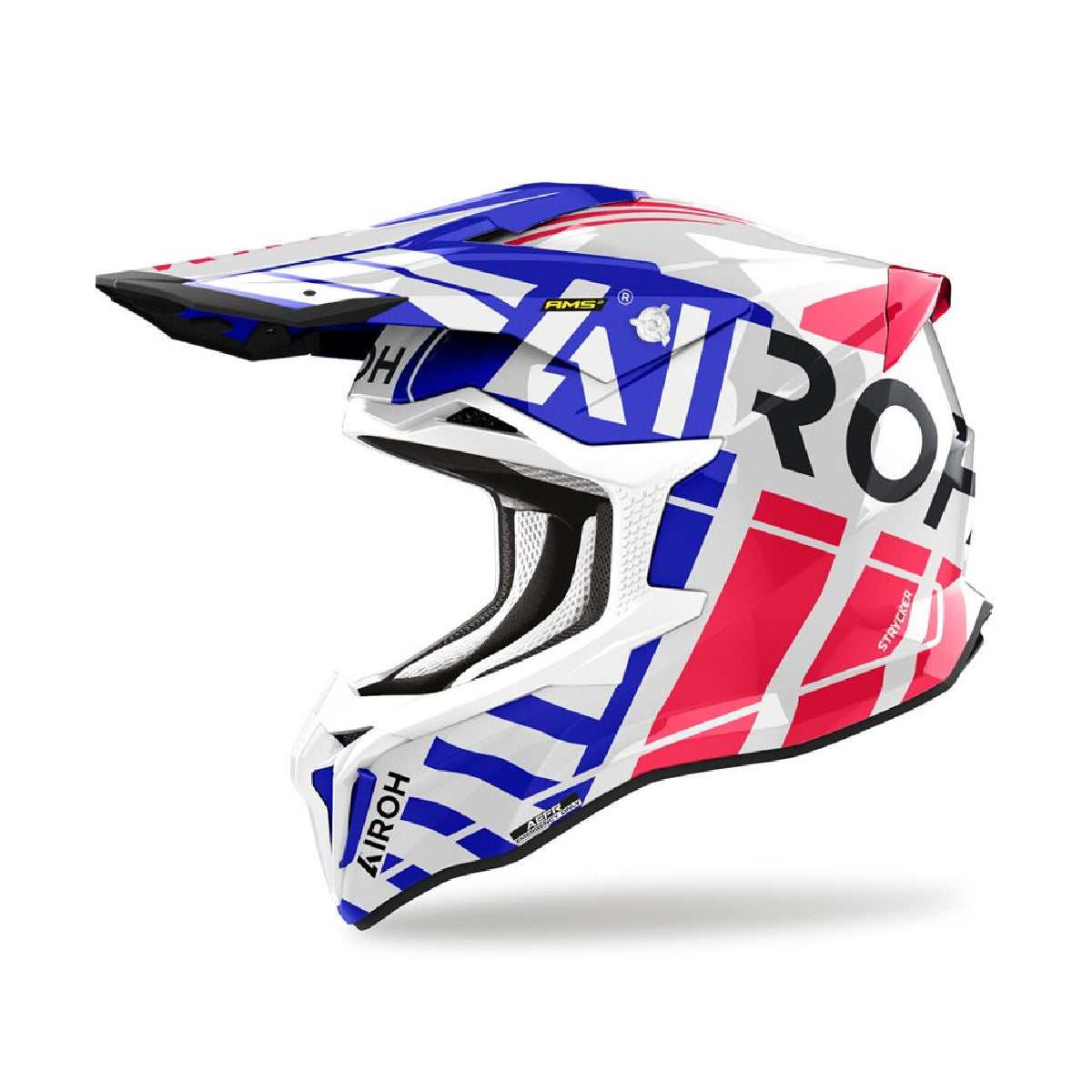 STRYCKER BRAVE AIROH AZUL/ROJO