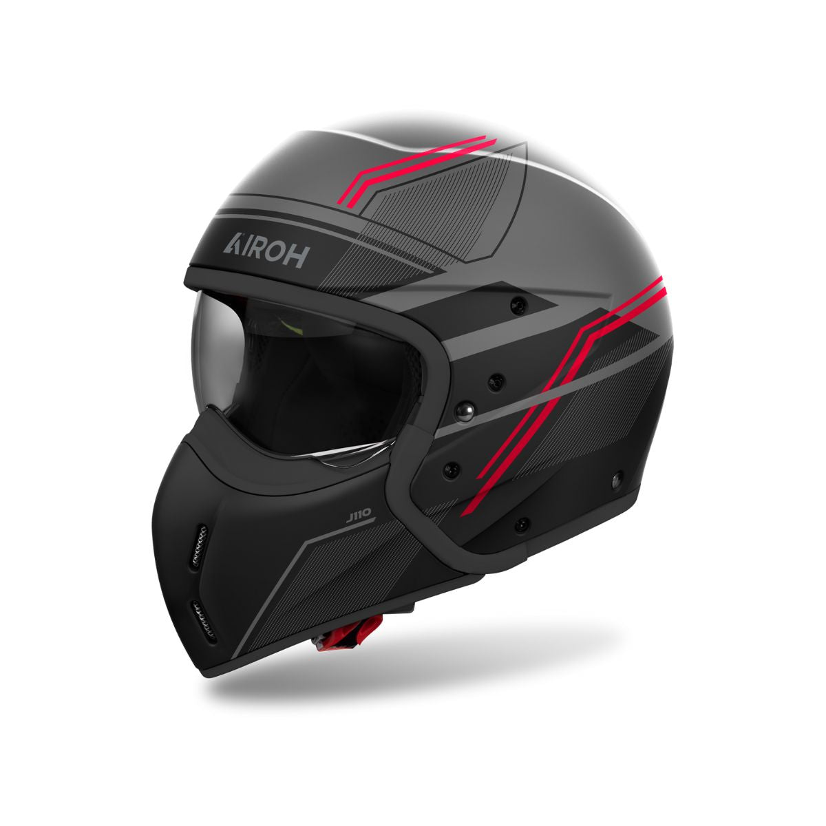 J110 SLIM AIROH ROJO