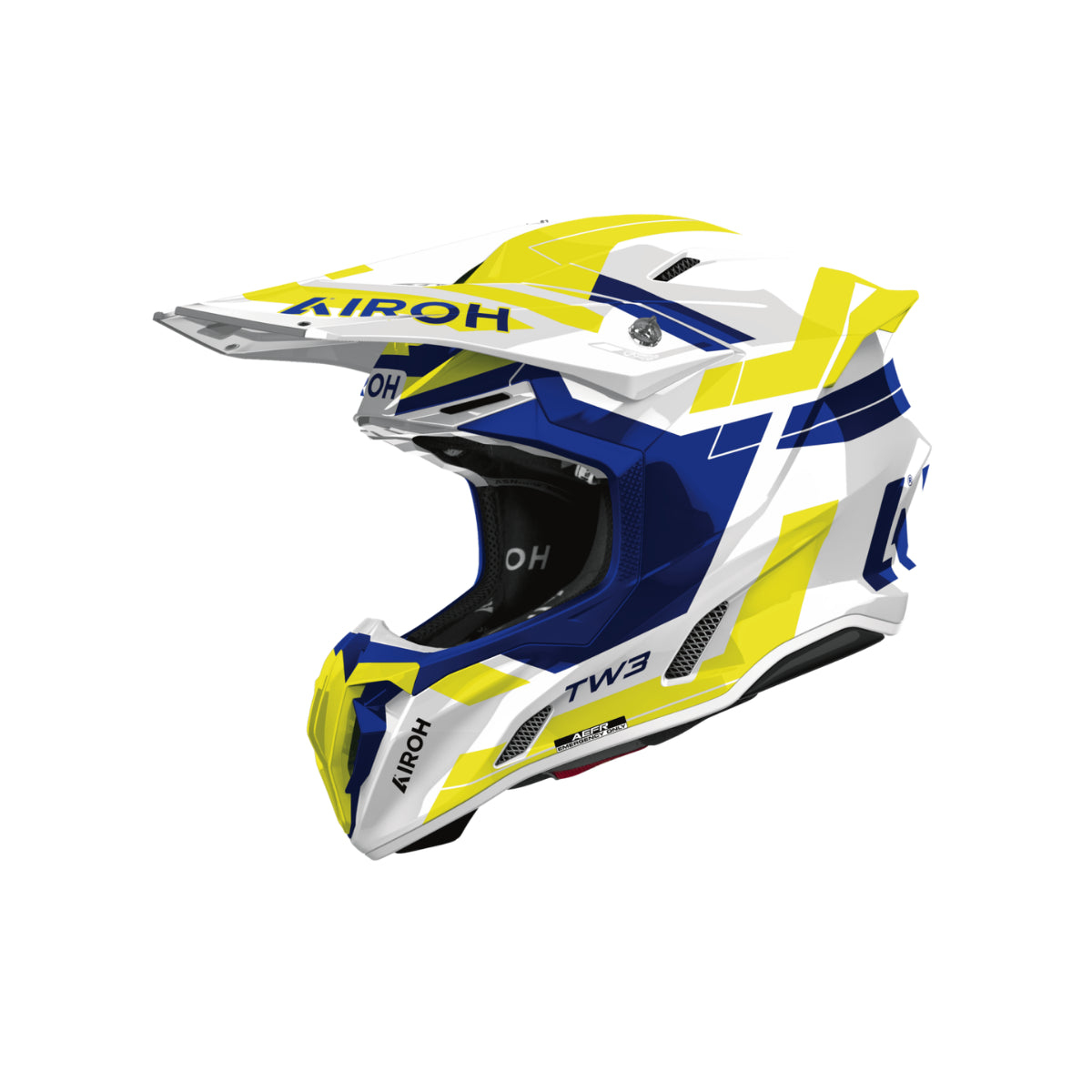 TWIST 3 DYNASTY AIROH AZUL/AMARILLO