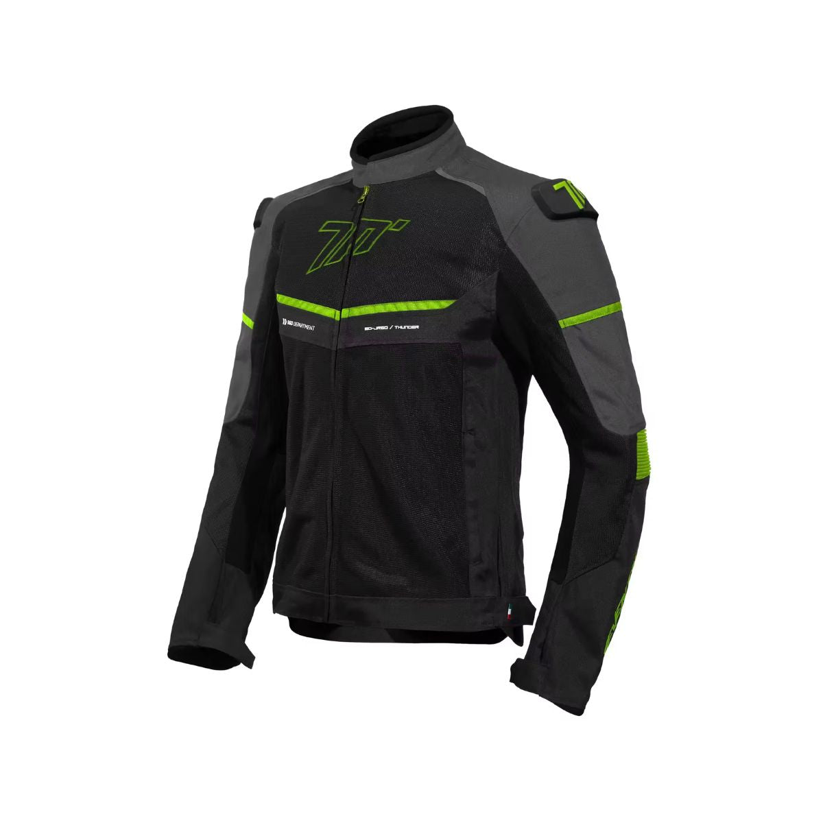 CHAQUETA SD-JR60 THUNDER NEGRO/GRIS/AMARILLOFLO