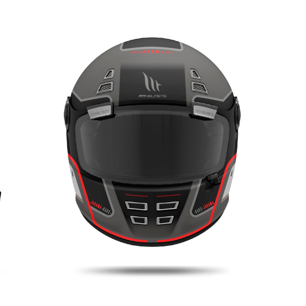 JARAMA BAUX E5 ROJO FLUOR MATE - Imagen 2