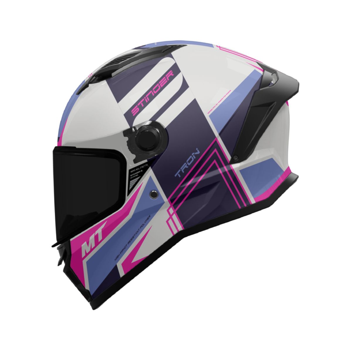 Casco integral MT Stinger Tron C8 Motos y Accesorios ®