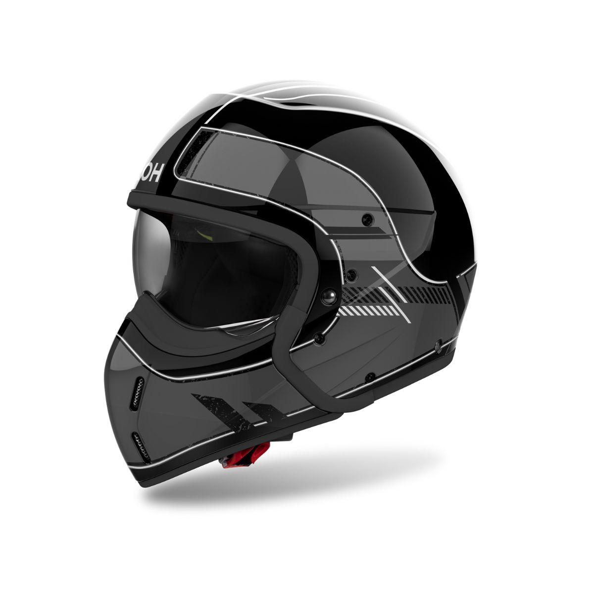 J 110 RASTER GRIS OSCURO BRILLO