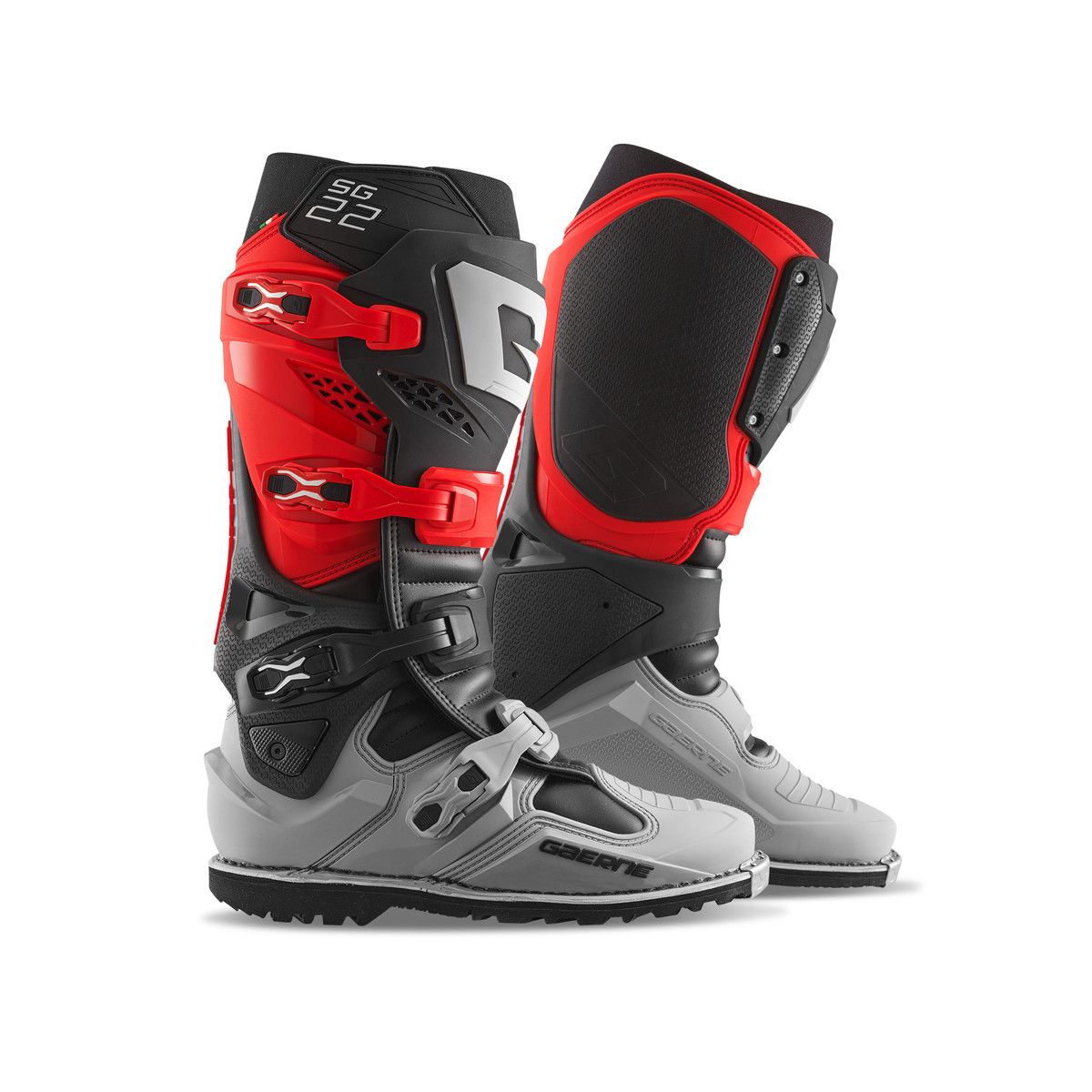 SG22 GORE-TEX ENDURO ROJO/NEGRO/GRIS