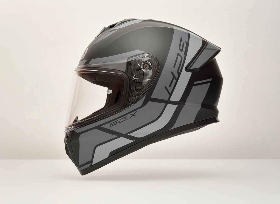 H50X GRAPHIC LINES NEGRO, GRIS OSCURO MATE